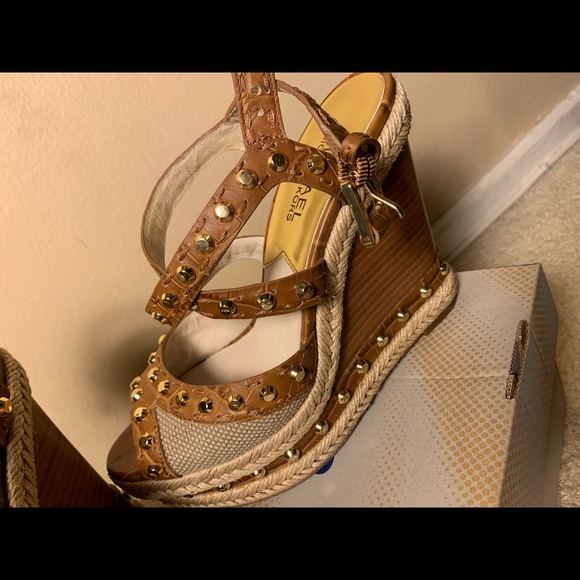 Michael Kors Wedge Sandals-(closet) - Picture 3 of 5